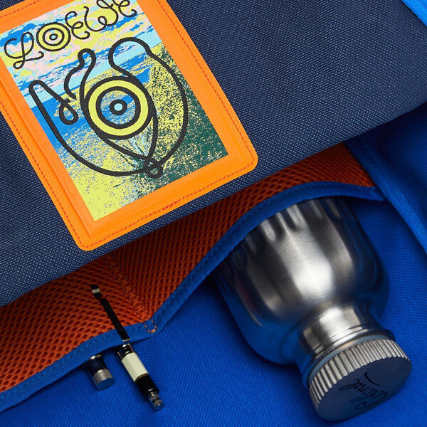 【ロエベ】Eye/Nature☆バイカラーバックパック コピー S☆メンズ 0010400513